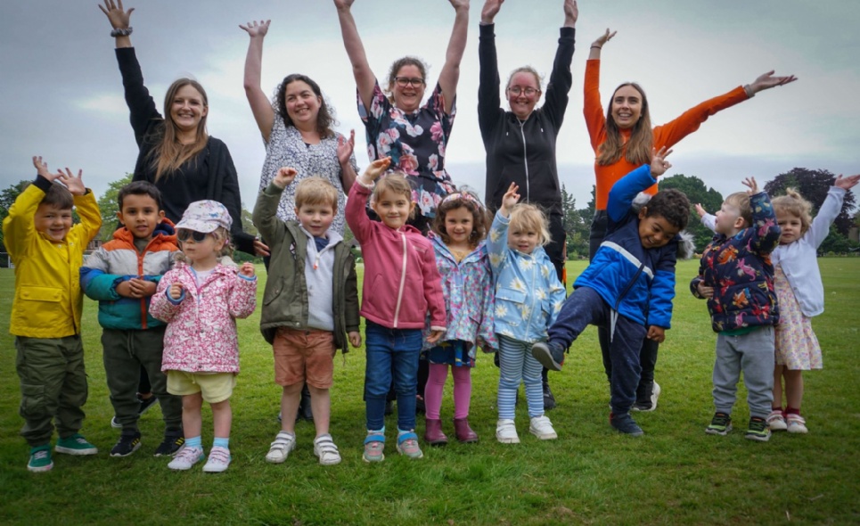 Dean Park Bournemouth Staff and children celebrate Good Ofsted report 